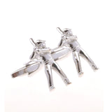 Sports Technology Plain Colour Metal Cufflinks