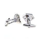Interesting Skull Plain Colour Metal Cufflinks
