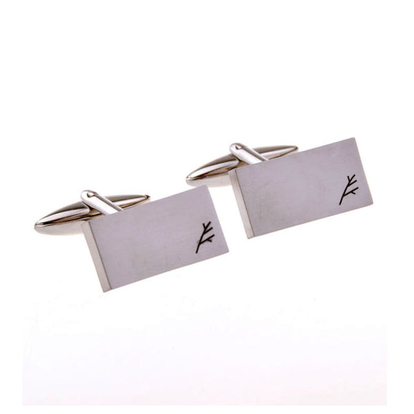 Plain Colour Metal Cufflinks