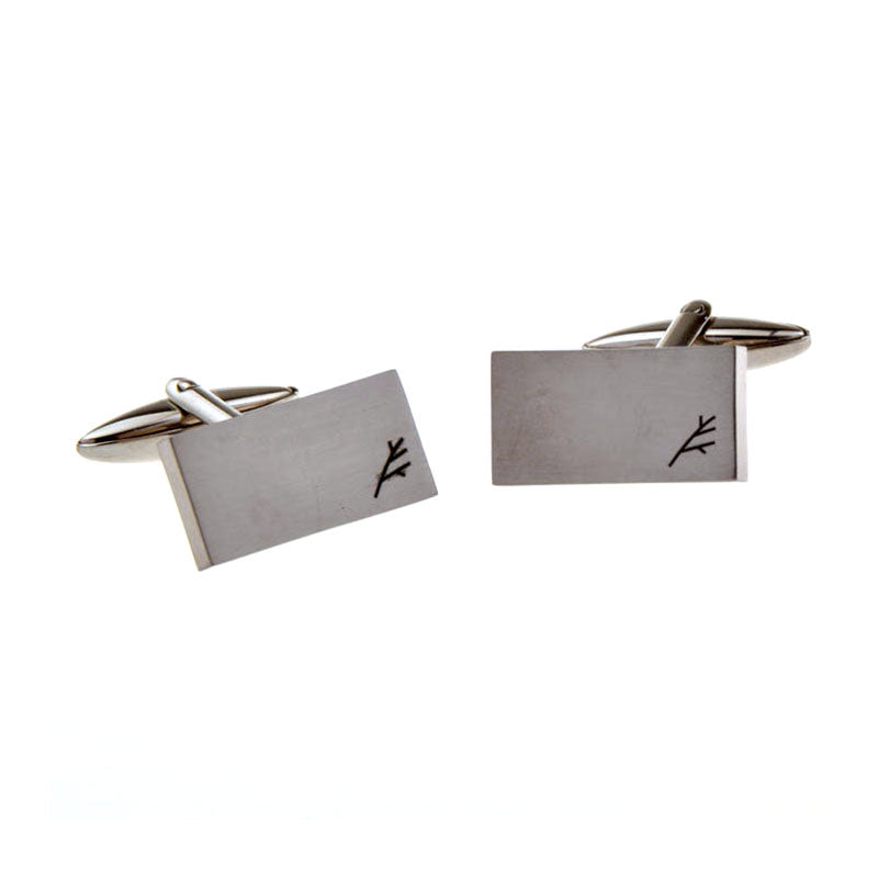 Plain Colour Metal Cufflinks