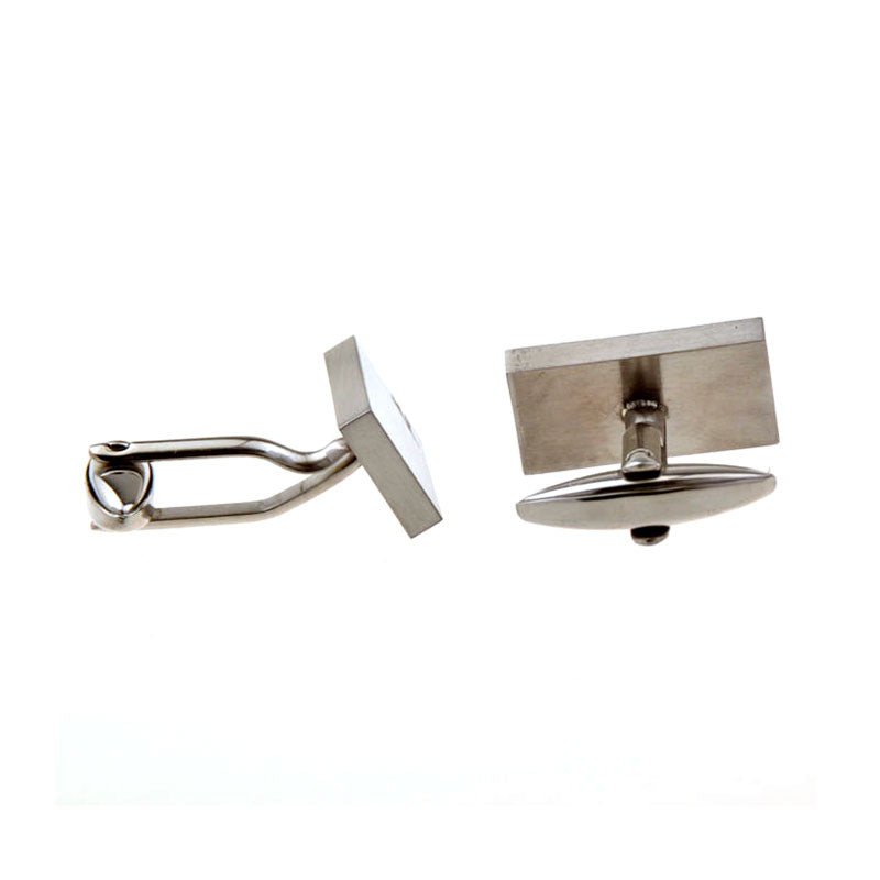 Plain Colour Metal Cufflinks