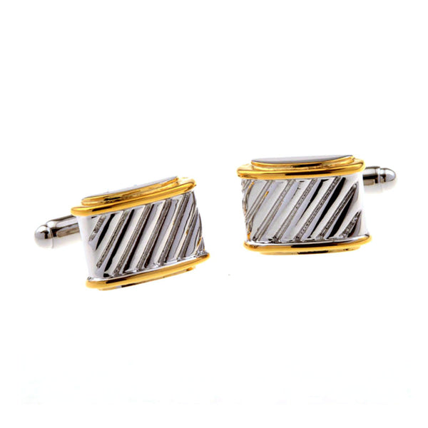 Plain Colour Metal Cufflinks
