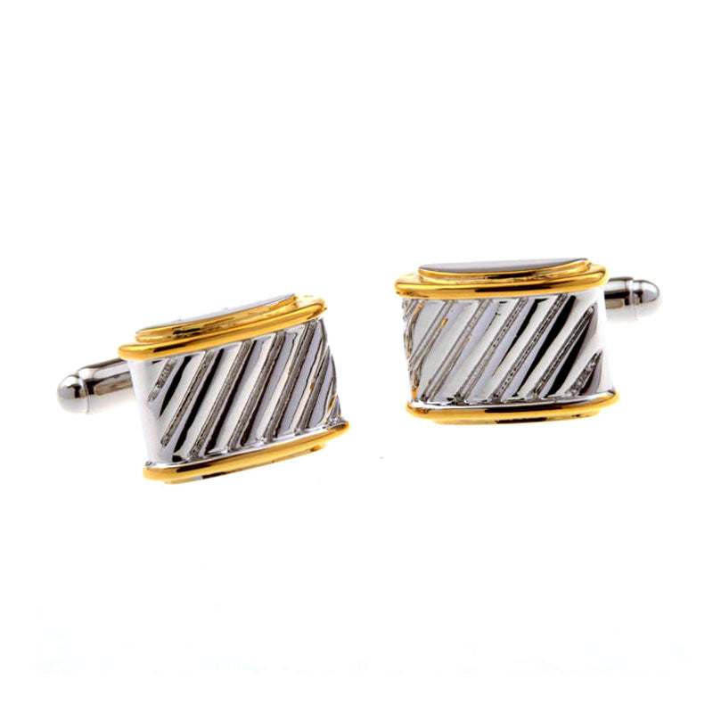 Plain Colour Metal Cufflinks