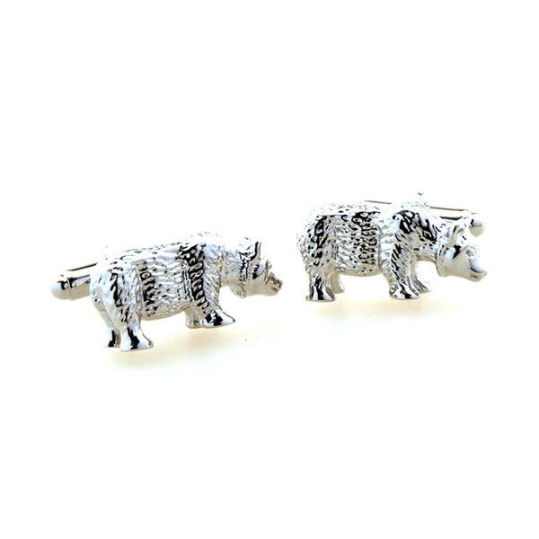 Plain Colour Metal Cufflinks