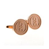 Plain Colour Metal Cufflinks