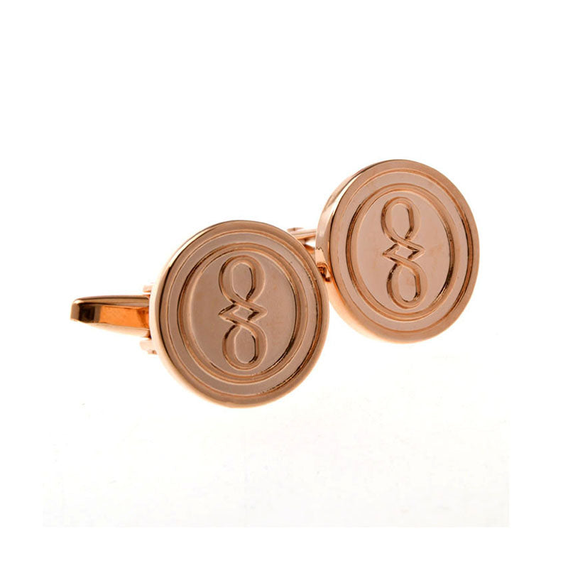 Plain Colour Metal Cufflinks