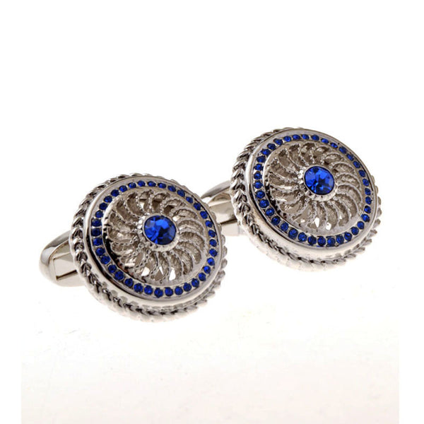 Crystal Zircon Cufflinks