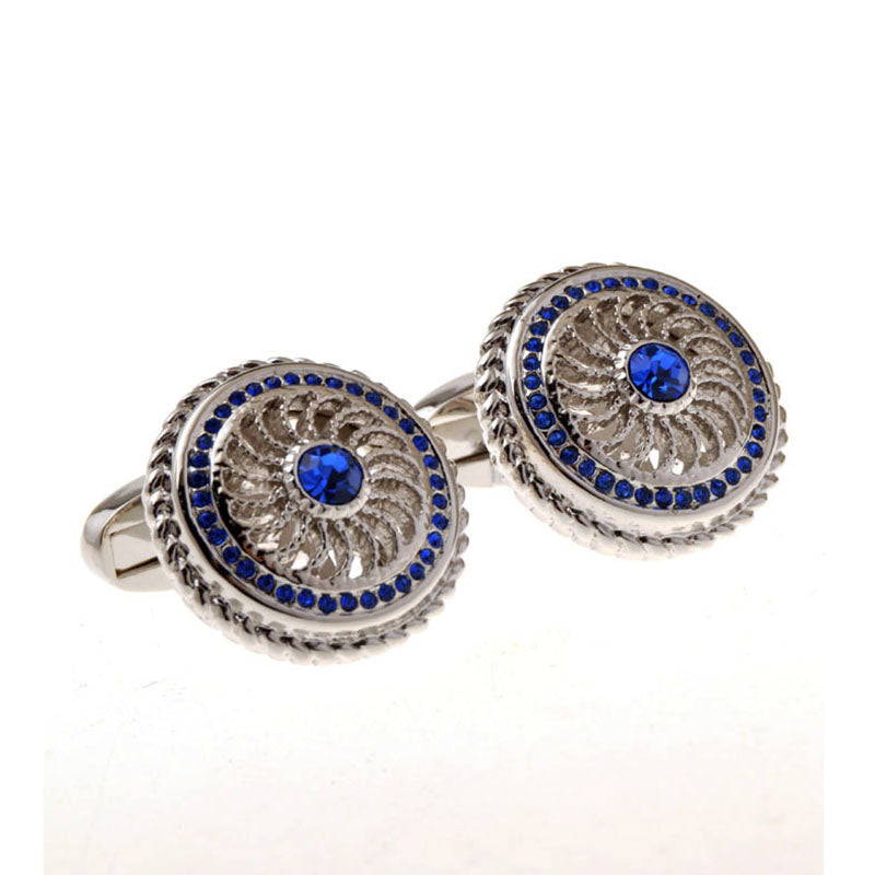 Crystal Zircon Cufflinks