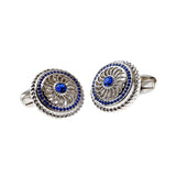 Crystal Zircon Cufflinks