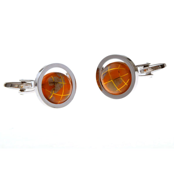 Sports Technology Cateye Glass Cufflinks