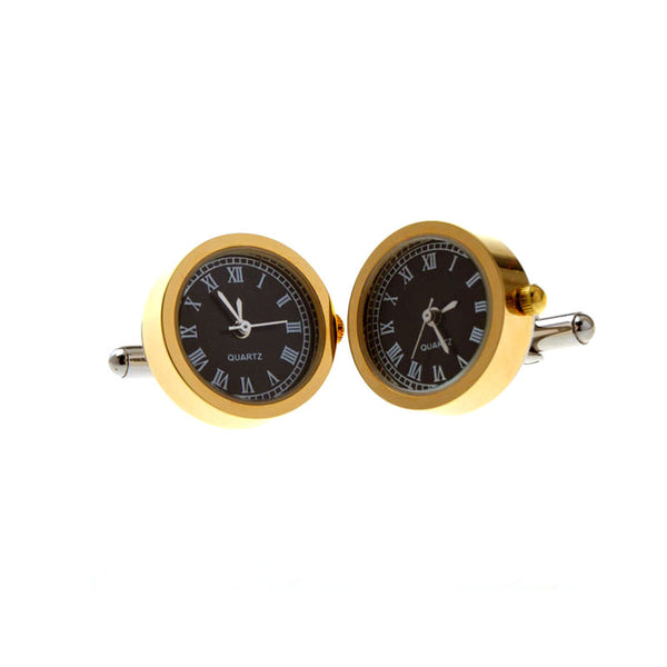 Sports Technology Movements Clocks Cufflinks