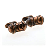 European & American Classical Plain Colour Metal Cufflinks