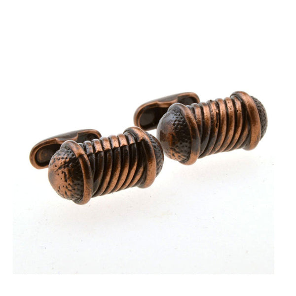 European & American Classical Plain Colour Metal Cufflinks