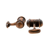 European & American Classical Plain Colour Metal Cufflinks