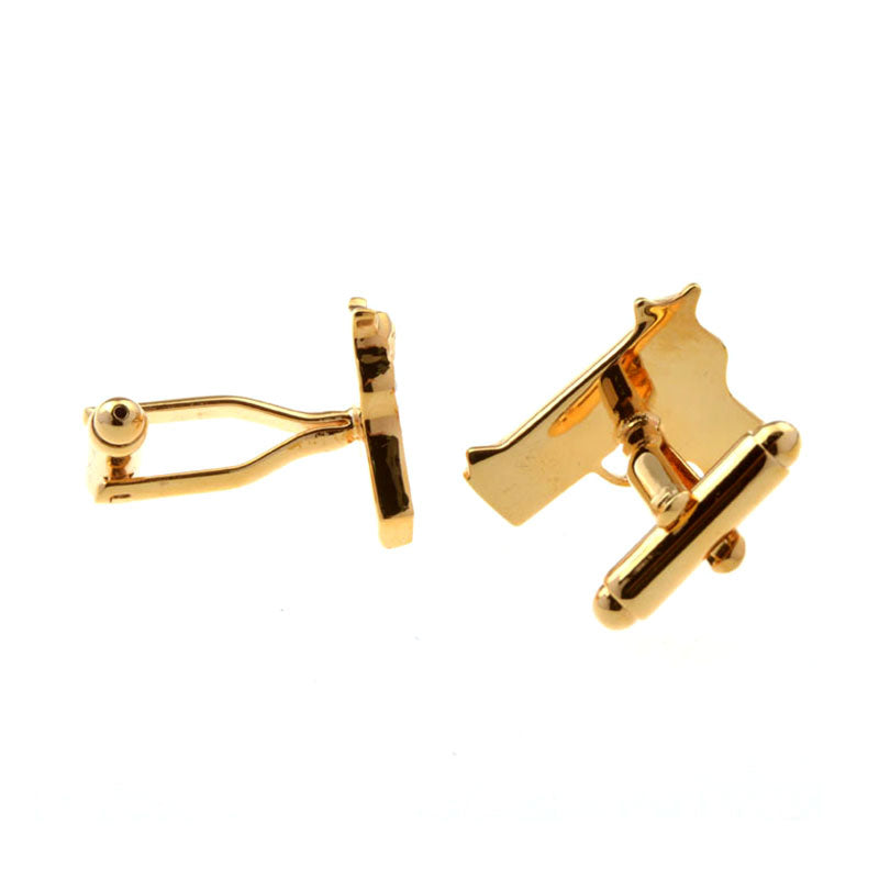 Military Tools Crystal Zircon Cufflinks