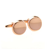 Plain Colour Metal Cufflinks
