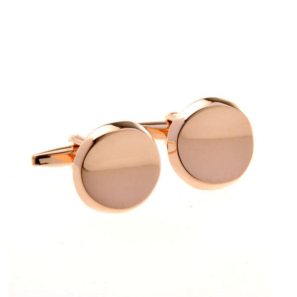 Plain Colour Metal Cufflinks