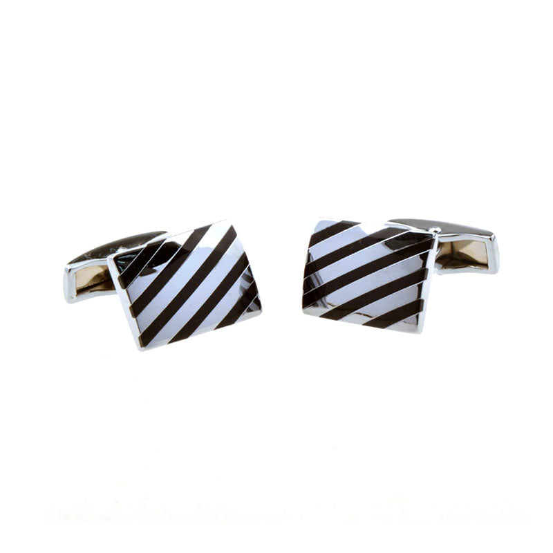 Enamel Dropping Glue Cufflinks