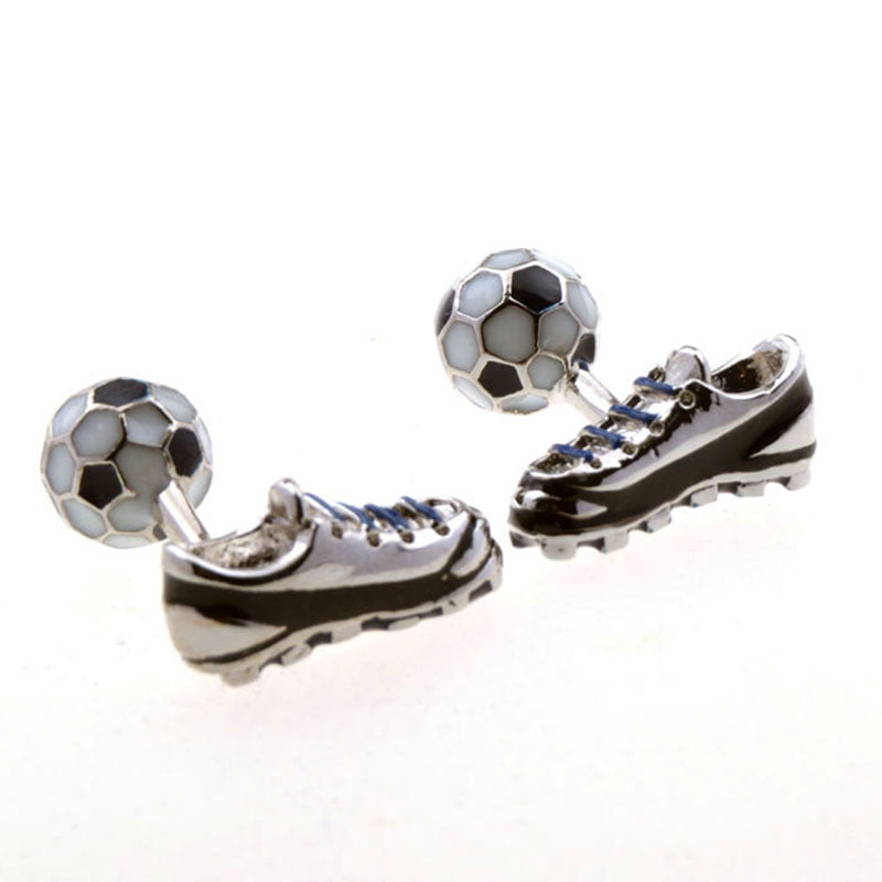Sports Technology Enamel Dropping Glue Cufflinks