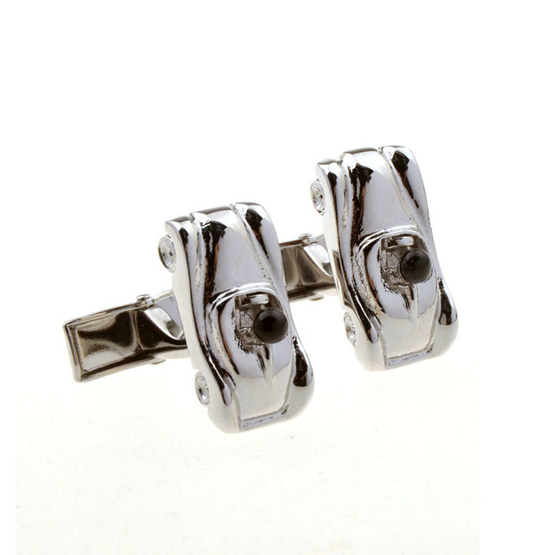 Car Logo Traffic Plain Colour Metal Cufflinks