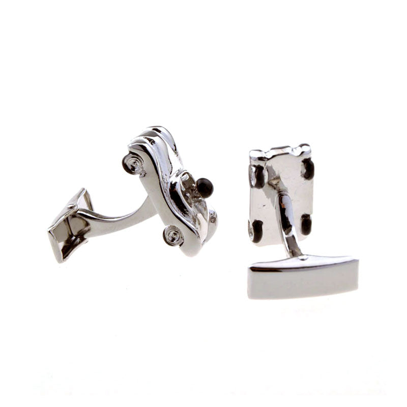 Car Logo Traffic Plain Colour Metal Cufflinks