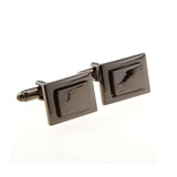 Plain Colour Metal Cufflinks