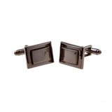 Plain Colour Metal Cufflinks
