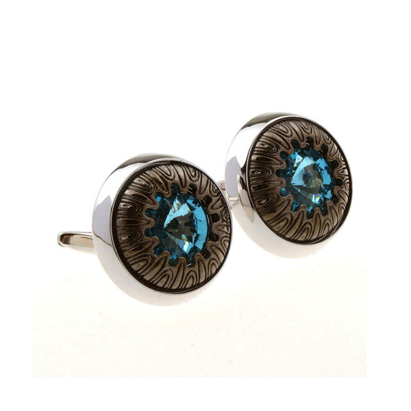 Crystal Zircon Cufflinks