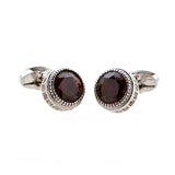 Crystal Zircon Cufflinks