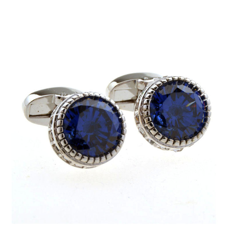 Crystal Zircon Cufflinks