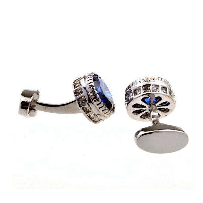 Crystal Zircon Cufflinks