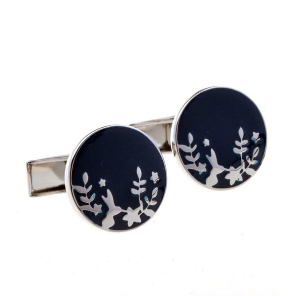 Enamel Dropping Glue Cufflinks