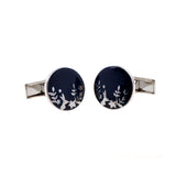 Enamel Dropping Glue Cufflinks