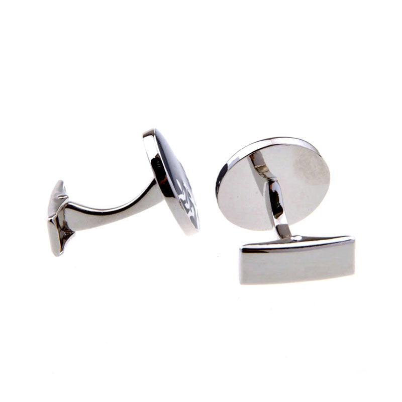 Enamel Dropping Glue Cufflinks