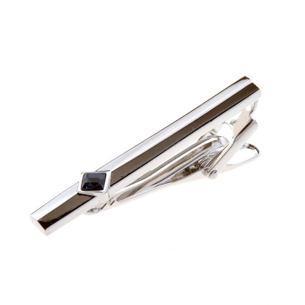 Crystal Zircon Tie Bars