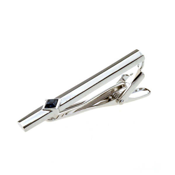 Crystal Zircon Tie Bars