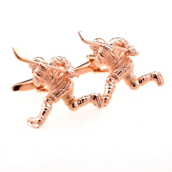 Sports Technology Plain Colour Metal Cufflinks