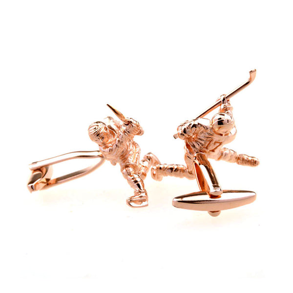 Sports Technology Plain Colour Metal Cufflinks