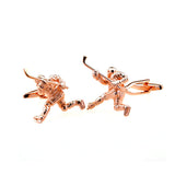 Sports Technology Plain Colour Metal Cufflinks