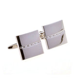 Plain Colour Metal Cufflinks
