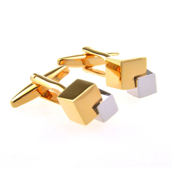 Plain Colour Metal Cufflinks