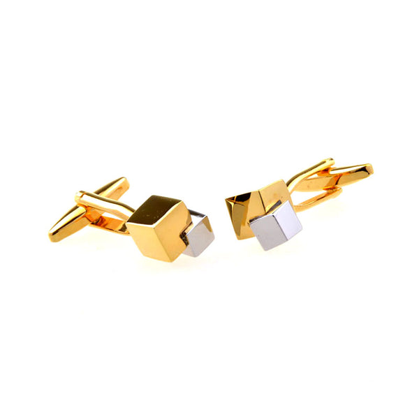 Plain Colour Metal Cufflinks