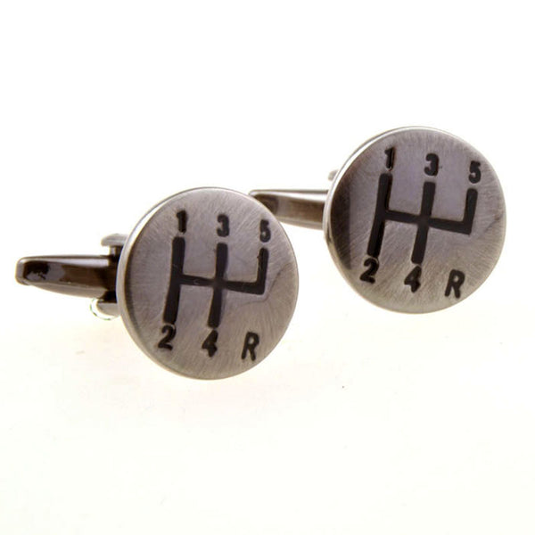 Car Logo Traffic Enamel Dropping Glue Cufflinks