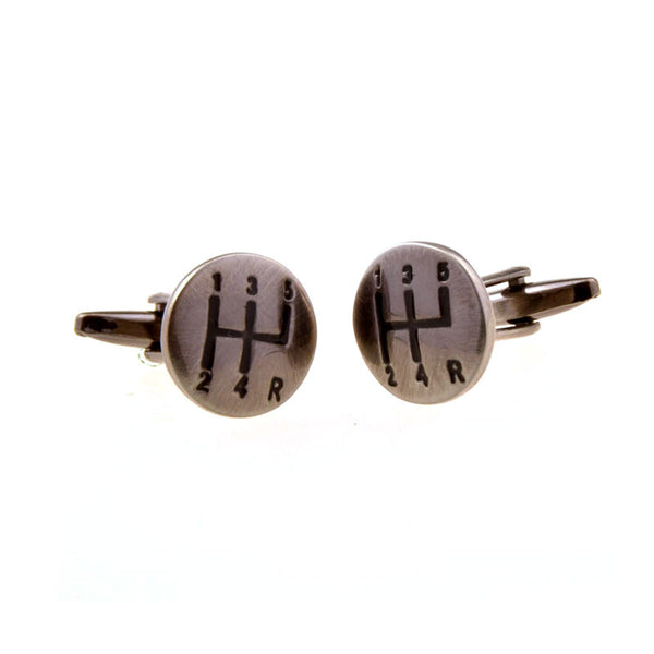 Car Logo Traffic Enamel Dropping Glue Cufflinks