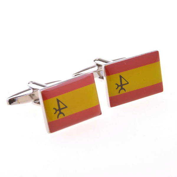 National Flag Music Enamel Dropping Glue Cufflinks