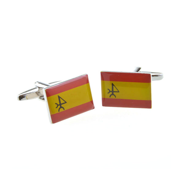 National Flag Music Enamel Dropping Glue Cufflinks
