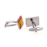National Flag Music Enamel Dropping Glue Cufflinks