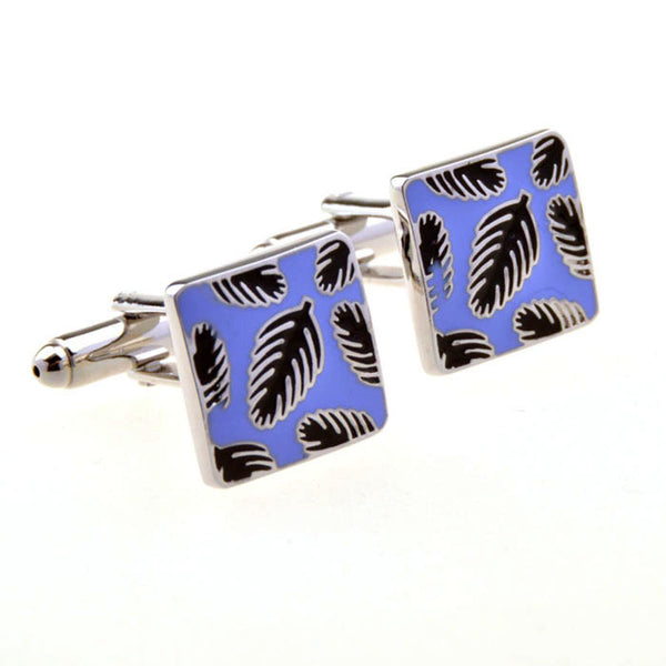 Enamel Dropping Glue Cufflinks