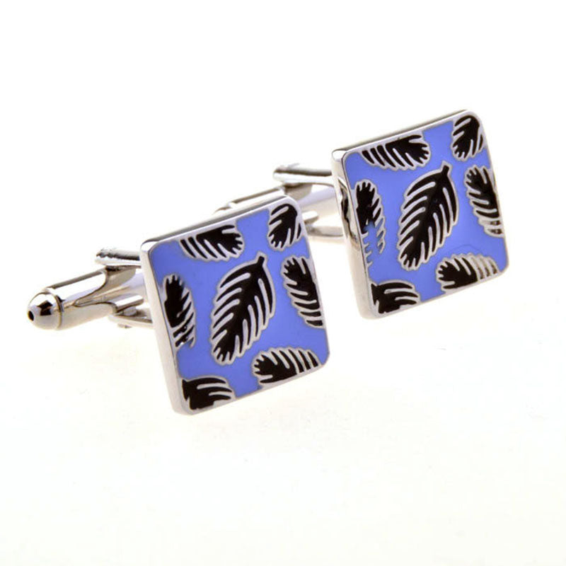Enamel Dropping Glue Cufflinks