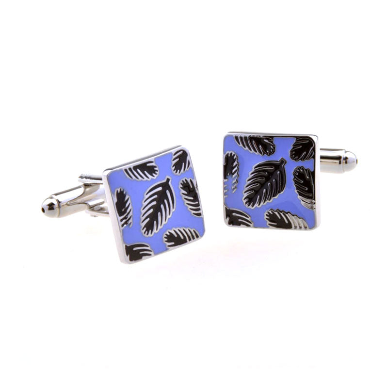 Enamel Dropping Glue Cufflinks